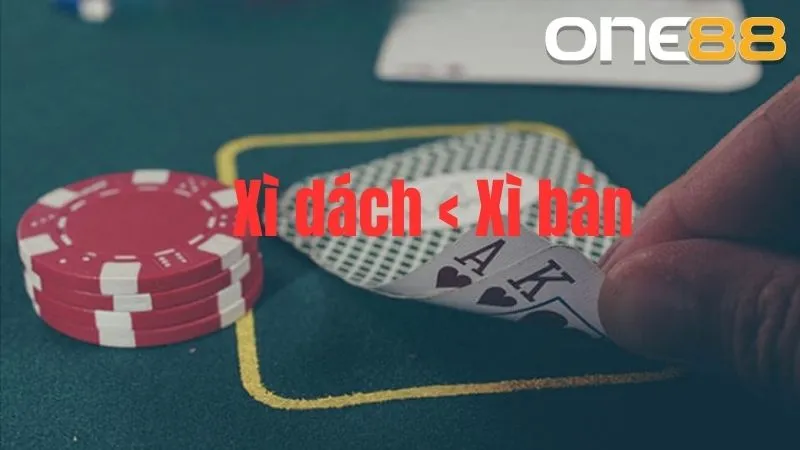 Kết quả so sánh xì bàn và xì dách cũng có thể thay đổi theo quy tắc riêng của từng nhà cái