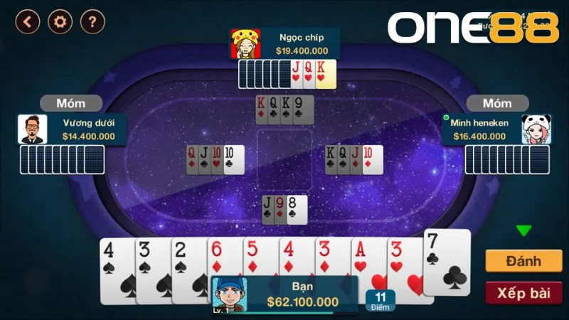Sảnh game Phỏm của chúng tôi luôn được yêu thích nhờ thiết kế nịnh mắt, dễ thao tác