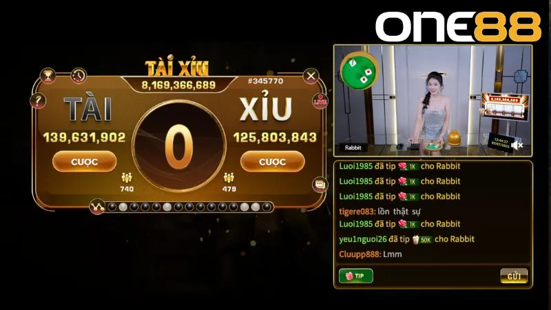 Nhà cái phát sóng trực tuyến phòng chơi Tài Xỉu từ studio quốc tế cho anh em cược đoán